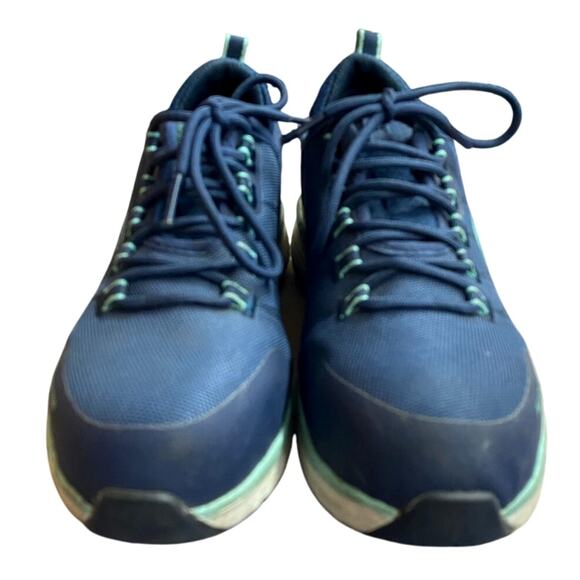 Skechers Alloy Toe Work Sneaker Women's 6 Blue Teal Arch Fit Slip Resistant - Picture 9 of 9